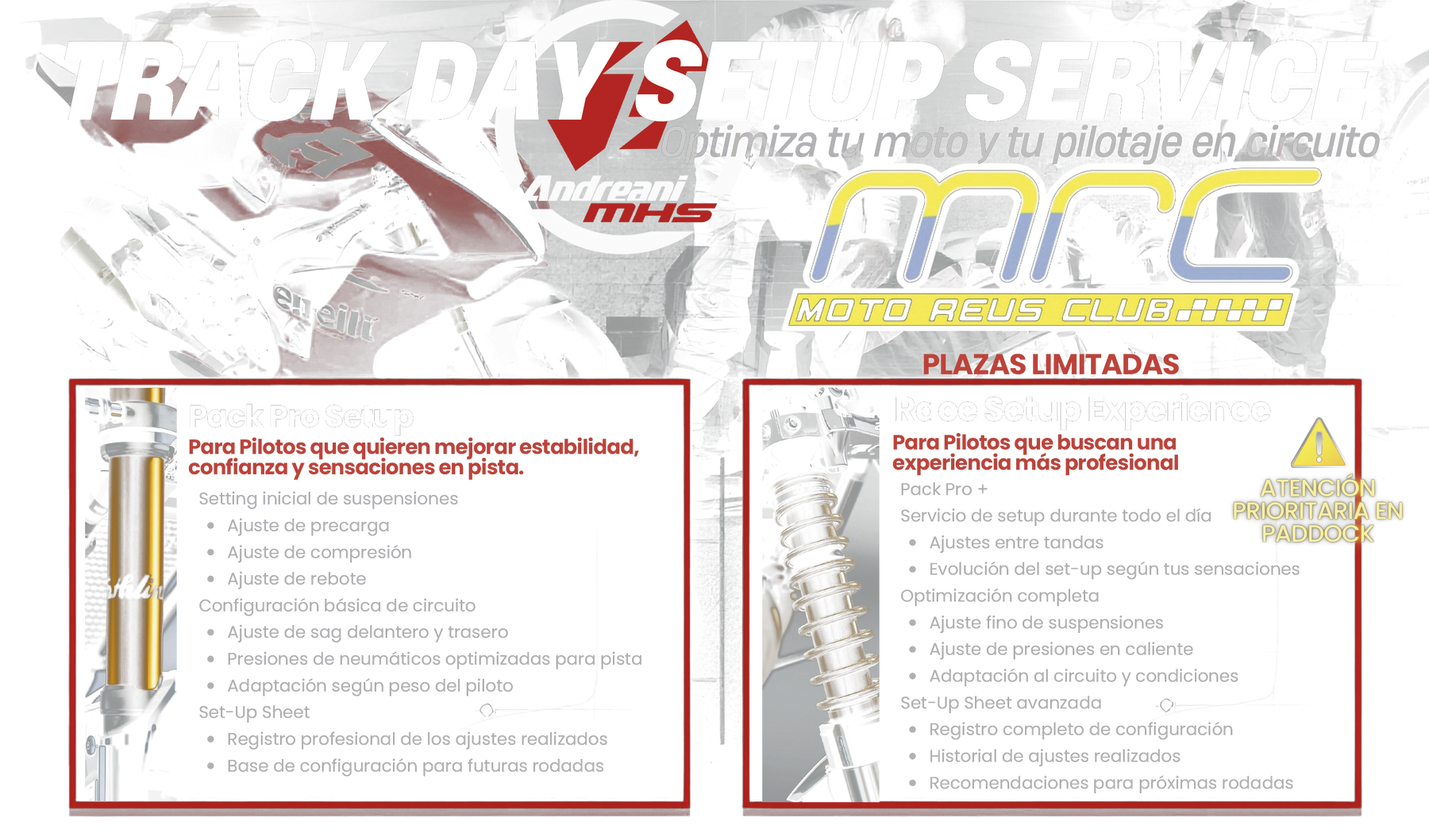 MRC RACE SETUP EXPERIENCE